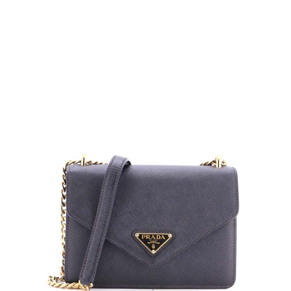 Prada Envelope Flap Chain Shoulder Bag #235088P15B